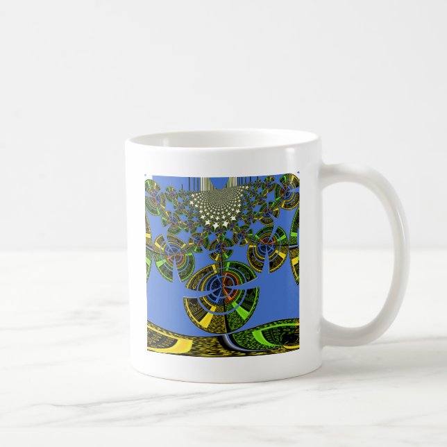 Blue tradition coffee mug (Right)