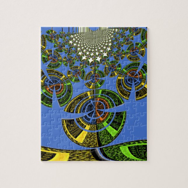 Blue tradition jigsaw puzzle (Vertical)