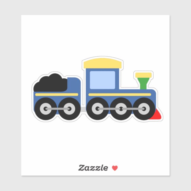 Blue Train Engine and Coal Car (Sheet)
