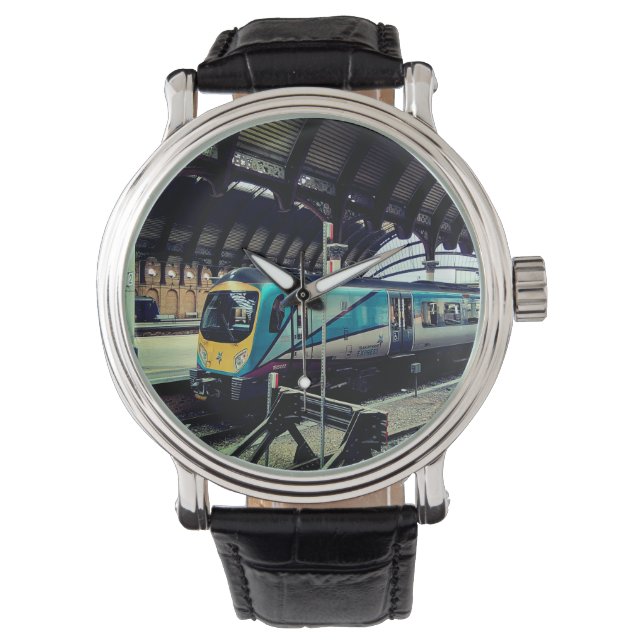 Blue train watch (Front)