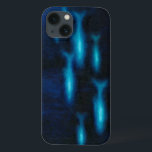 Blue Translucent Fish Silhouettes iPhone 13 Case<br><div class="desc">This vibrant fine art print of a group of blue translutent fish swimming will be a great addition to any Zazzle product and will bring a great pop of colour. Get it today!</div>