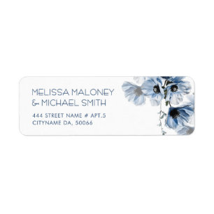 Blue Transparent Fine Art Flowers 