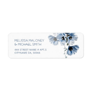 Blue Transparent Fine Art Flowers 