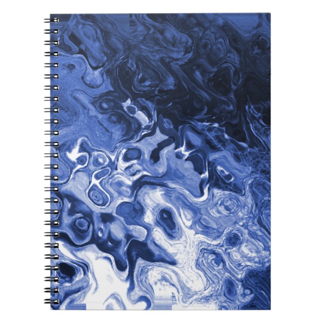 Blue Tree Abstract Notebook (Front)