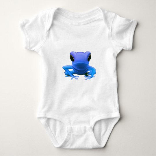 Blue Tree Frog Baby Bodysuit