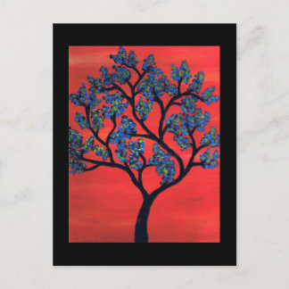 Blue Tree Postcard
