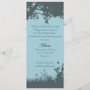 Blue Tree Upshernish Invitation