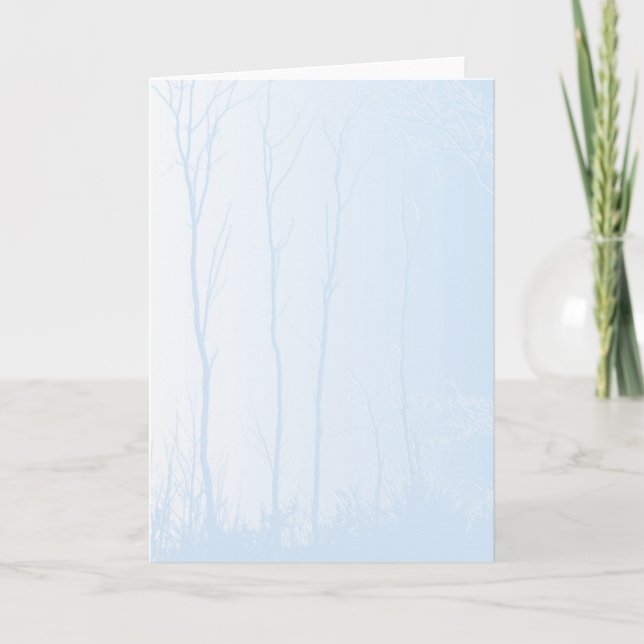Blue Trees Card (Front)