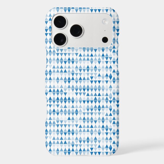 blue triangle pattern background (Back)