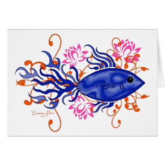 Blue Tribal Fish