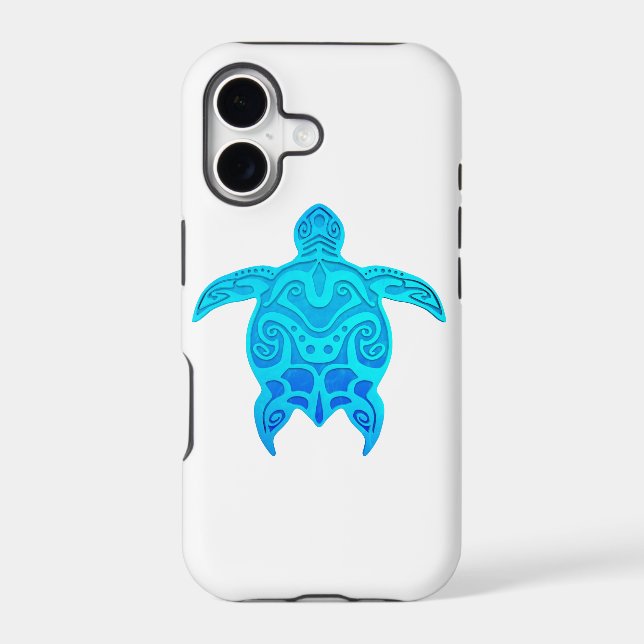Blue Tribal Turtle (Back)