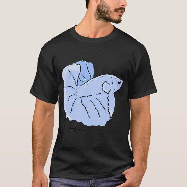 Blue Tropical Fishx T-Shirt (Front)