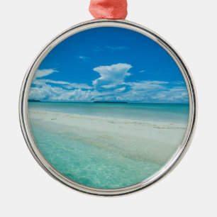 Blue tropical seascape, Palau Metal Tree Decoration