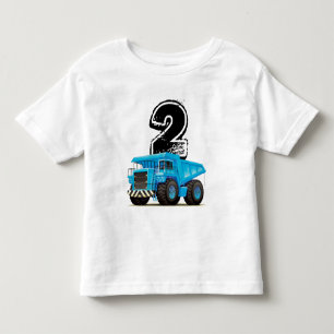 Blue Truck 2nd Birthday Toddler T-Shirt