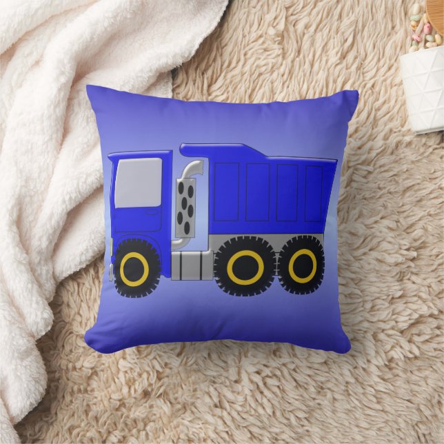 Blue Truck Cushion (Blanket)