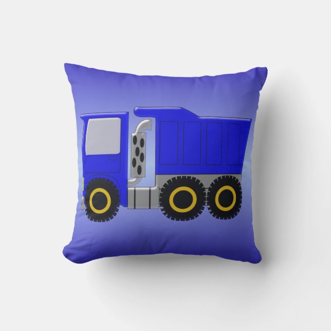 Blue Truck Cushion (Front)