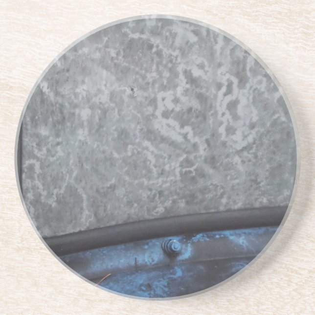 Blue Truck fosted window Coaster (Front)