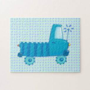 Blue Truck Jigsaw Puzzle