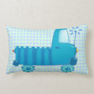 Blue Truck Lumbar Cushion