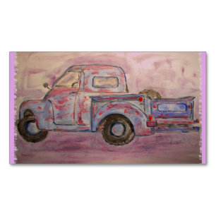 Blue Truck Magnetic Business Card