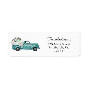 Blue Truck Pumpkin Return Address
