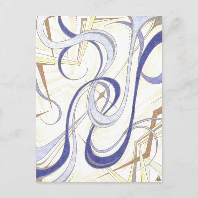 Blue Truth | Customisable Postcard (Front)