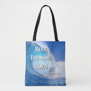 Blue Tsunami Election 2024 Tote Bag