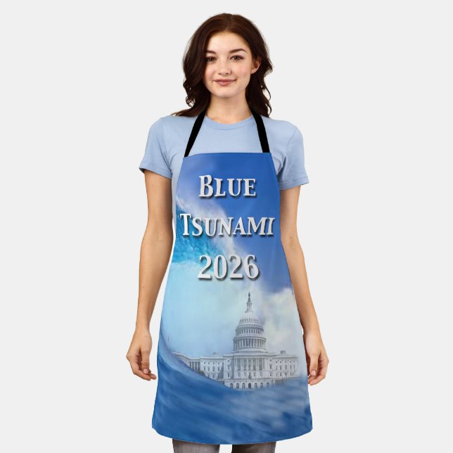 Blue Tsunami Election 2026 Apron (Worn)