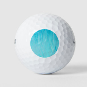 Blue Tube Wave Cool Teal Water Golf Balls