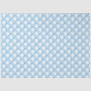Blue Tufted Pearls Tissue Paper