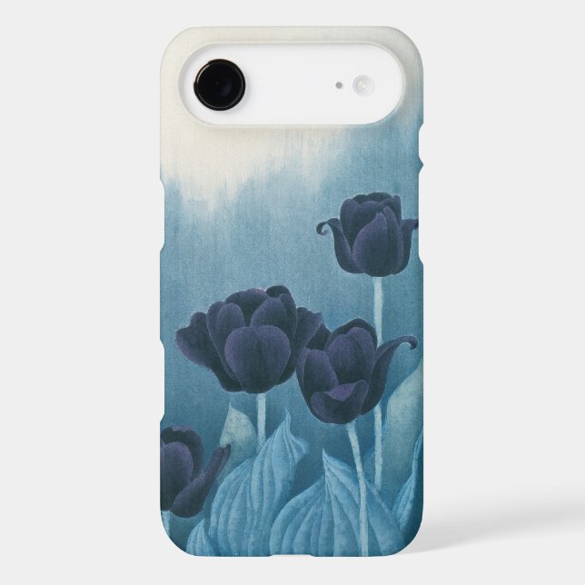 Blue Tulip Case-Mate iPhone Case (Back)