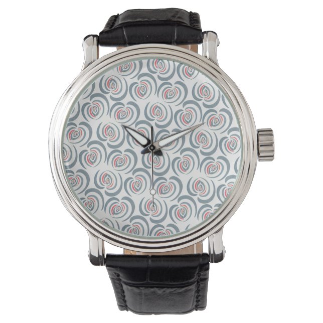 Blue tulip watch (Front)