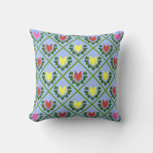 Blue Tulips Cushion
