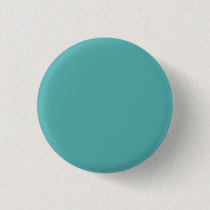 Blue Turquoise Fashionable Solid Colour Background 3 Cm Round Badge