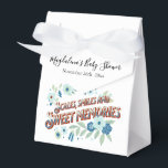 Blue Turquoise Green Flowers Dragon Baby Shower Favour Box<br><div class="desc">Add a touch of enchantment to your baby shower favours with this beautiful blue, turquoise, and green dragon-themed favour box. Adorned with delicate flowers and a charming dragon design, it's the perfect way to send your guests home with a little bit of magic and appreciation for celebrating this special occasion....</div>