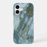 Blue Turquoise Marble Design iPhone