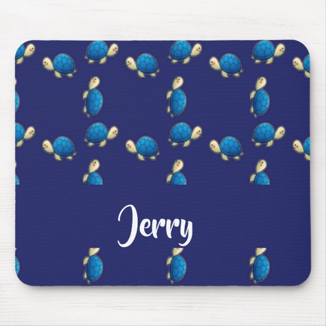 blue turtles mouse mat (Front)