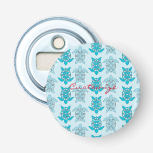 Blue Turtles Swimming Thunder_Cove Bottle Opener