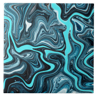 Blue Twist Marble Tile