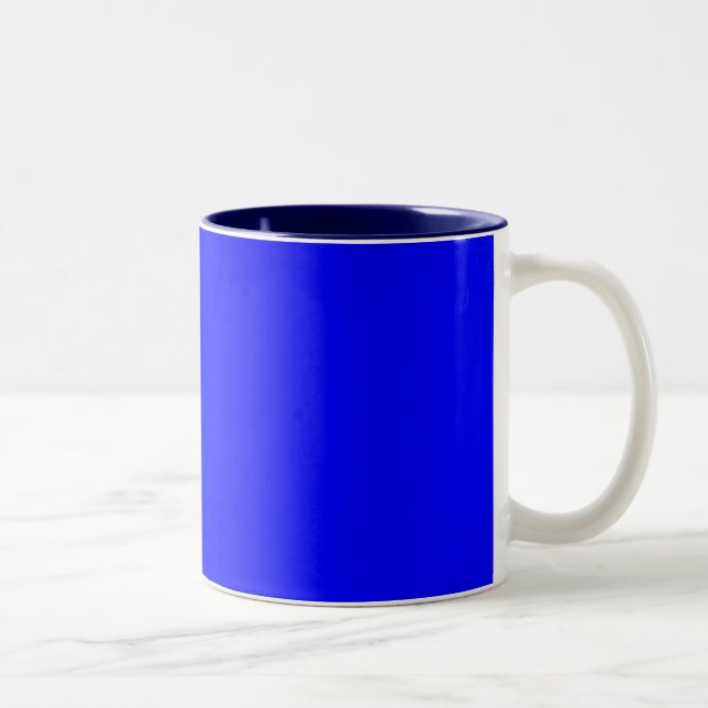 Blue Two-Tone Coffee Mug (Right)
