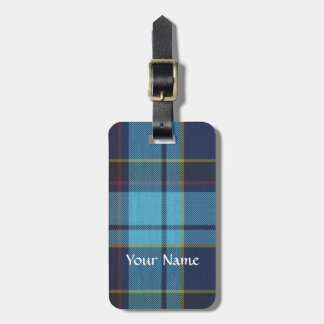 Blue U.S.A.F tartan pattern Luggage Tag