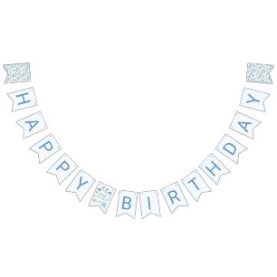 Blue Under The Sea Birthday Party Decor  Bunting
