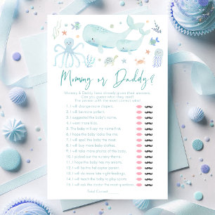 Blue Under The Sea Mummy or Daddy Game