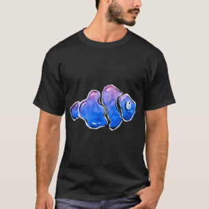 Blue underwater fish watercolor painting T-Shirt