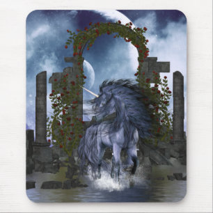 Blue Unicorn 2 Mouse Mat