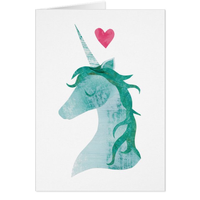 Blue Unicorn Magic with Heart (Front)