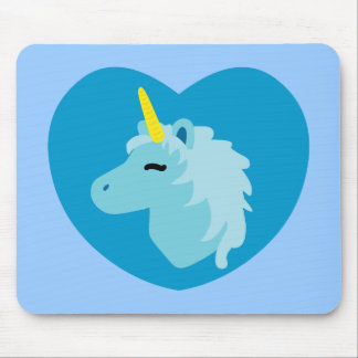 Blue Unicorn Mouse Mat