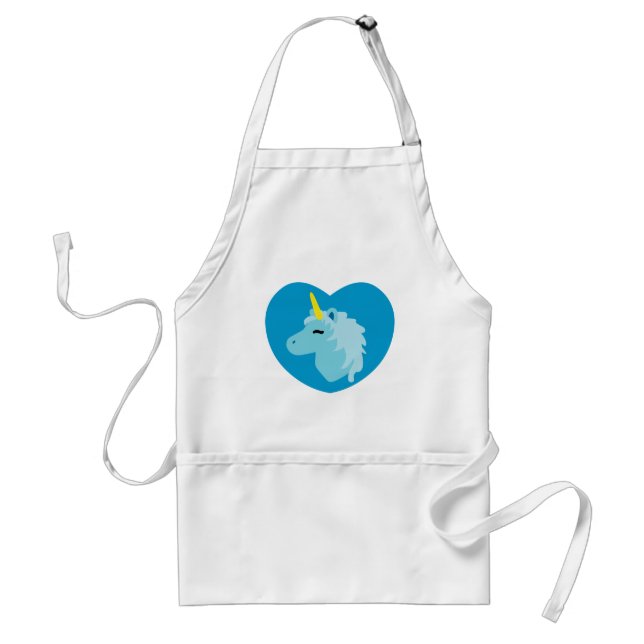Blue Unicorn Standard Apron (Front)