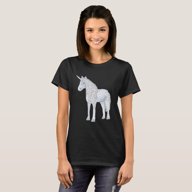 Blue unicorn T-Shirt (Front Full)