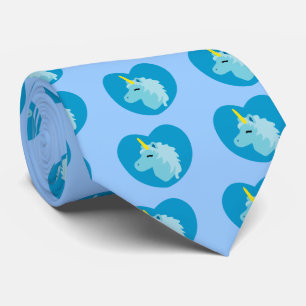 Blue Unicorn Tie